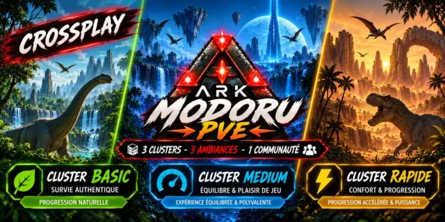 Banner von ARK MODORU FR | 3 CLUSTERS